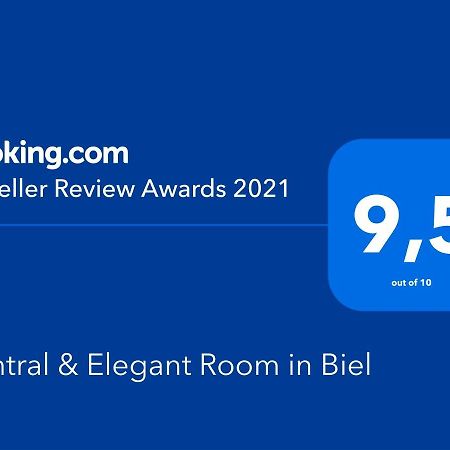 Central & Elegant Room In Μπίελ/Μπιένε Εξωτερικό φωτογραφία