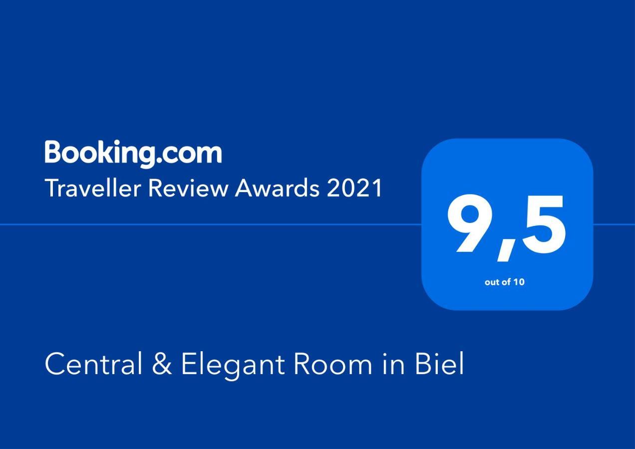 Central & Elegant Room In Μπίελ/Μπιένε Εξωτερικό φωτογραφία